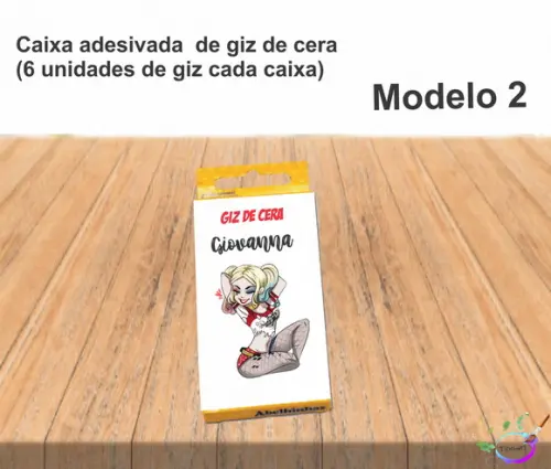 Giz de Cera-arlequina