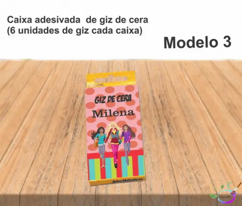 Giz de Cera-barbie