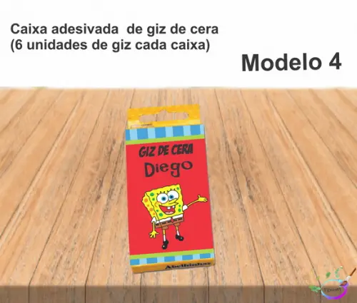 Giz de Cera-bob Esponja
