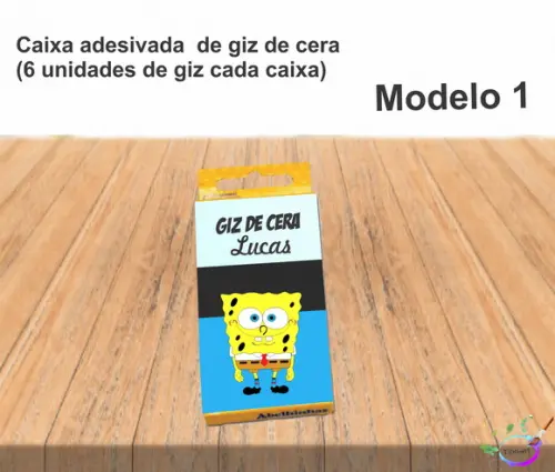 Giz de Cera-bob Esponja