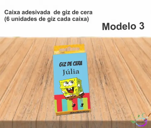 Giz de Cera-bob Esponja