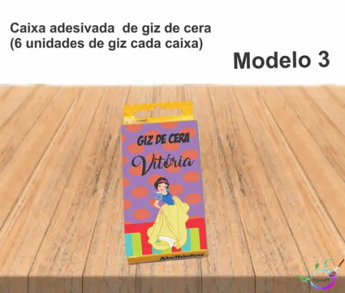 Giz de Cera-branca de Neve