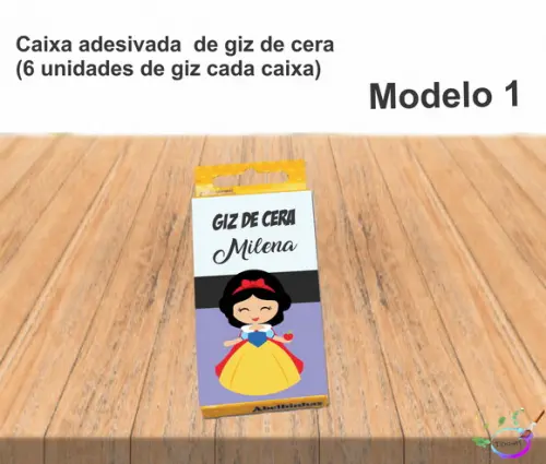 Giz de Cera-branca de Neve