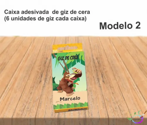Giz de Cera-donkey Kong