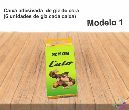 Giz de Cera-donkey Kong
