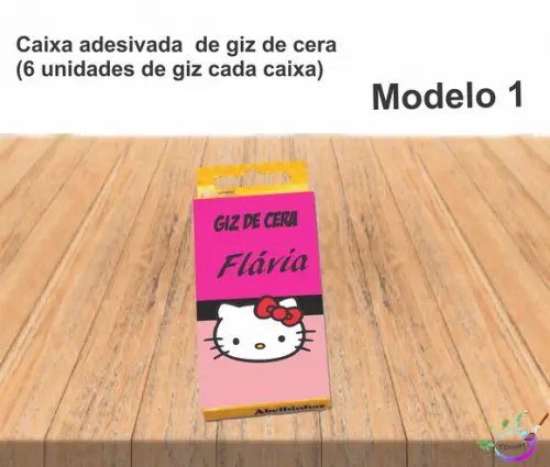 Giz de Cera-hello Kitty