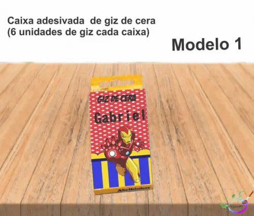 Giz de Cera-homem de Ferro