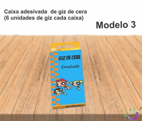 Giz de Cera-menina Super Poderosas