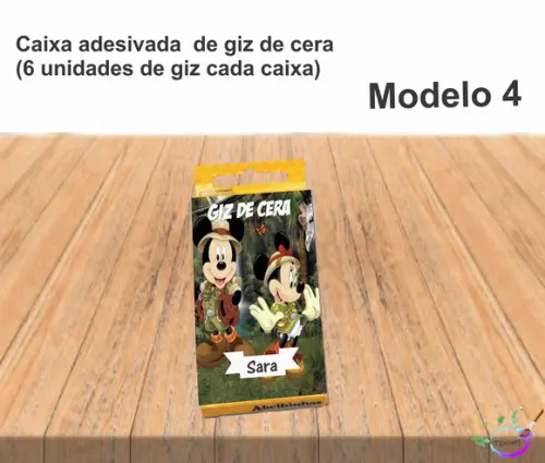 Giz de Cera-mickey Safari