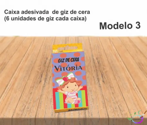 Giz de Cera-moranguinho