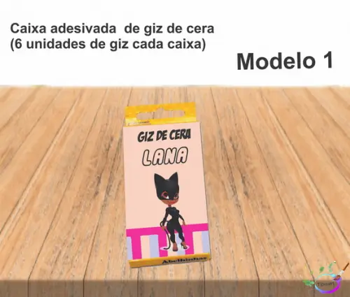 Giz de Cera-mulher Gato