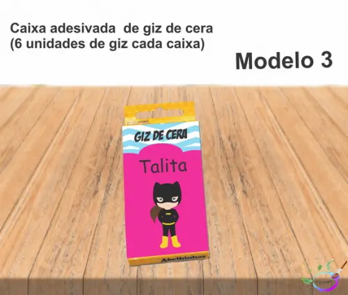 Giz de Cera-mulher Gato