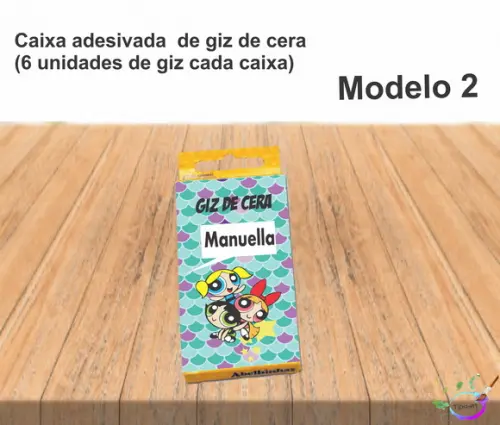 Giz de Cera-menina Super Poderosas