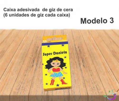 Giz de Cera-mulher Maravilha
