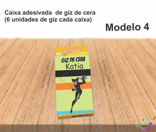 Giz de Cera-mulher Gato