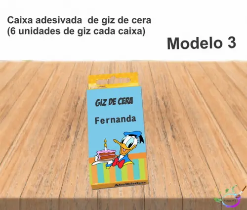 Giz de Cera-pato Donald