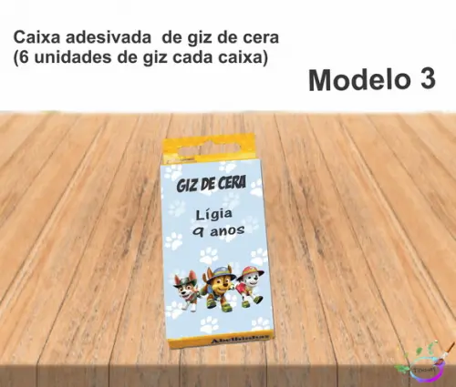 Giz de Cera-patrulha Canina
