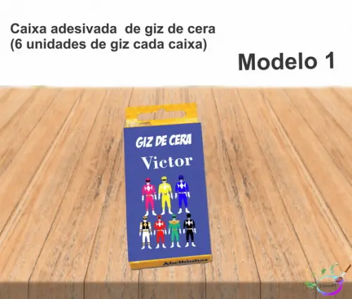 Giz de Cera-power Ranger