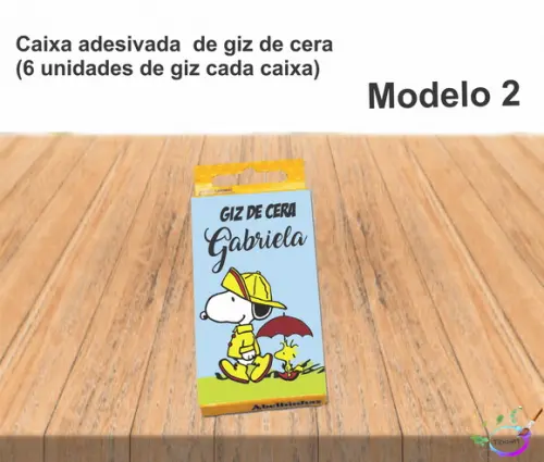 Giz de Cera-snoopy