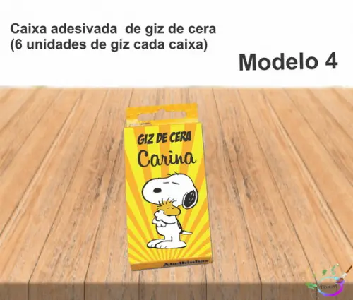 Giz de Cera-snoopy