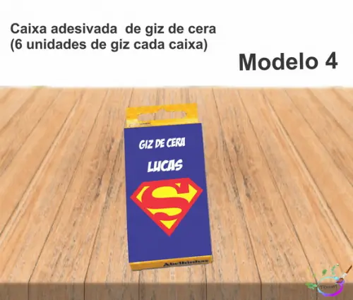 Giz de Cera-super Homem