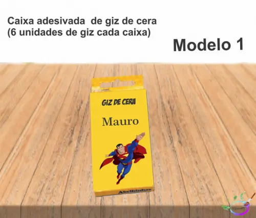 Giz de Cera-super Homem