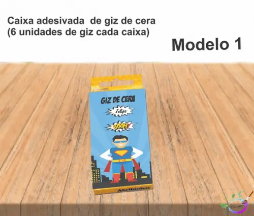 Giz de Cera-super Heroi