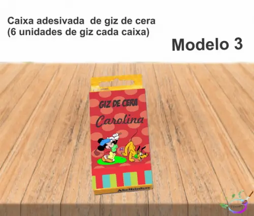 Giz de Cera-turma do Mickey