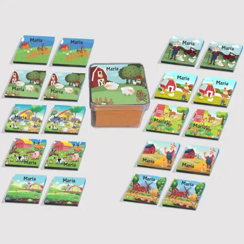 Jogo da Memória Eva -fazendinha