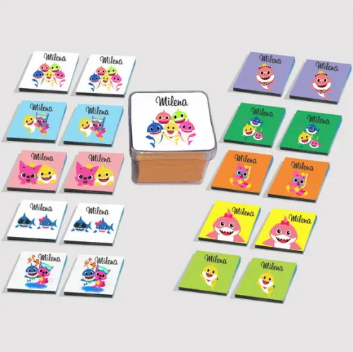Jogo da Memória Eva-baby Shark