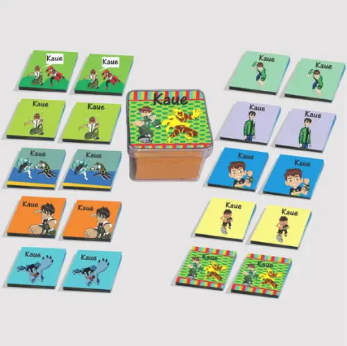 Jogo da Memória Eva-ben 10