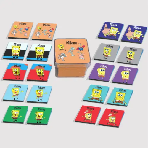 Jogo da Memória Eva-bob Esponja
