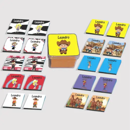 Jogo da Memória Eva-cowboy