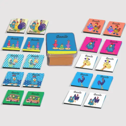 Jogo da Memória Eva-galinha Pintadinha