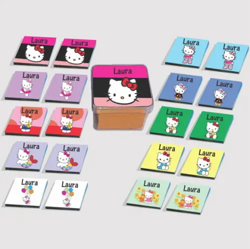 Jogo da Memória Eva-hello Kitty