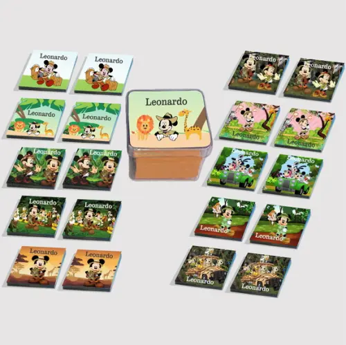 Jogo da Memória Eva-mickey Safari