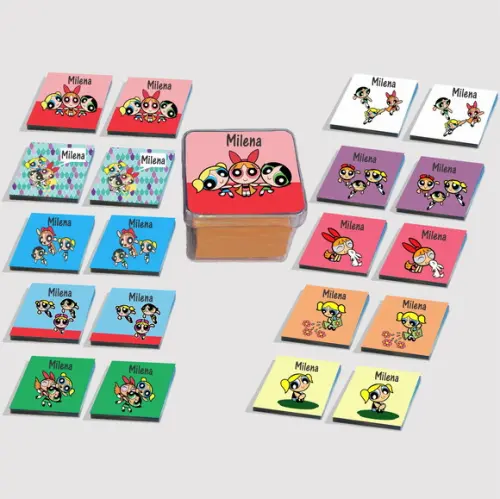 Jogo da Memória Eva-menina Super Poderosas