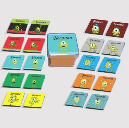 Jogo da Memória Eva-mike Wazowski