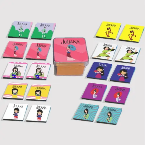 Jogo da Memória Eva-mulan