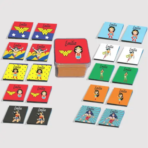 Jogo da Memória Eva-mulher Maravilha