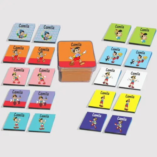 Jogo da Memória Eva-pinóquio