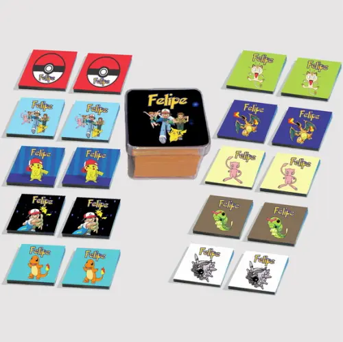 Jogo da Memória Eva-pokemon