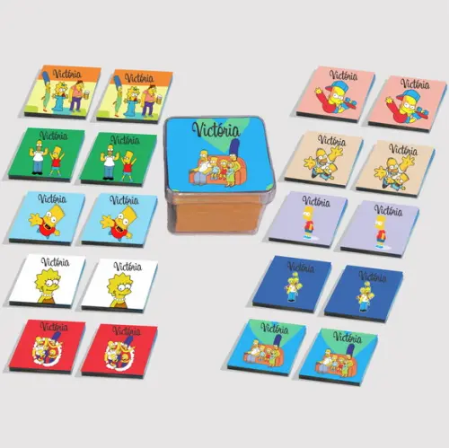 Jogo da Memória Eva-simpson