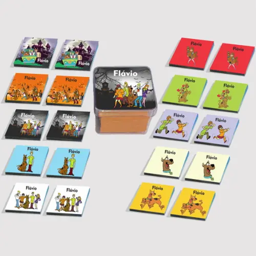 Jogo da Memória Eva-scooby Doo