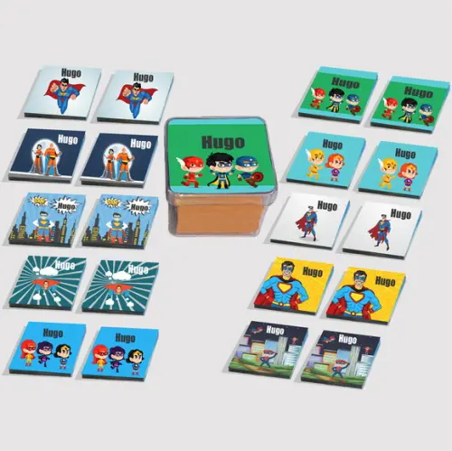 Jogo da Memória Eva-super Heroi