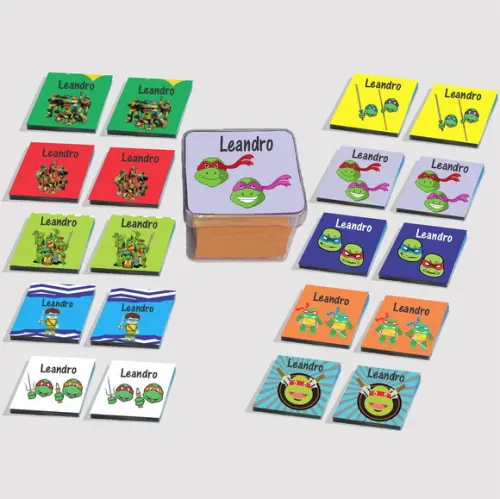 Jogo da Memória Eva-tartaruga Ninja