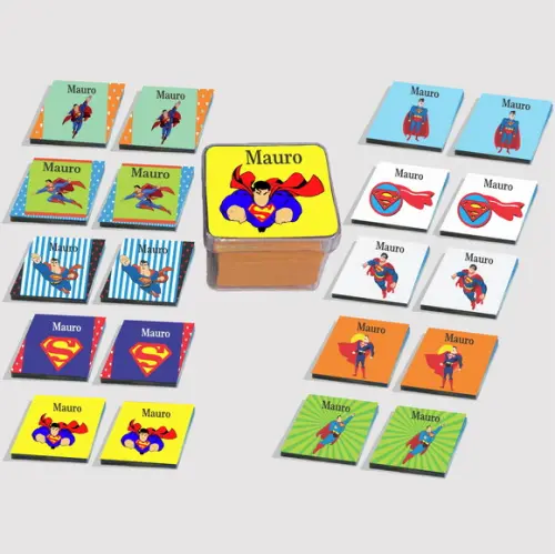Jogo da Memória Eva-super Homem