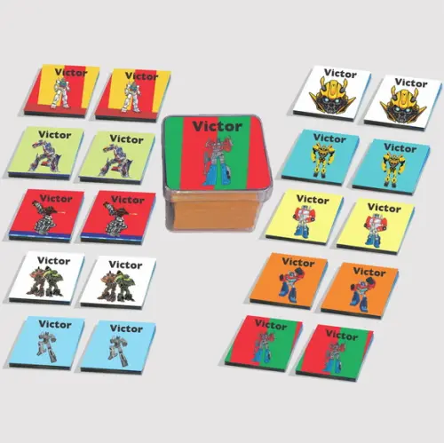 Jogo da Memória Eva-transformers