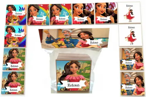 Jogo da Memoria mdf - 12 Pças-elena de Avalor
