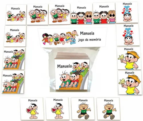 Jogo da Memoria mdf 16 Pças